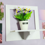 콘센트 활용 조립 선반 사각형