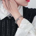 오온 유니섹스 인피니트 루프 커플 팔찌 Infinite Loop bracelet