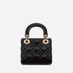 DIOR 레이디 디올 백 미니 까나쥬 블랙 M0505ONGE M900