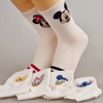 디즈니 디즈니 여자 패밀리 중목 캐릭터 면 양말 도널드덕