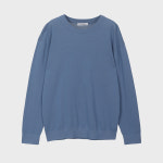 마인드브릿지 수피마 베이직 라운드 니트 MWKT2121