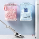 무타공 걸이형 매쉬 빨래 바구니 수거함