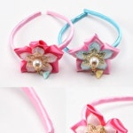 큐빅 테슬 머리띠