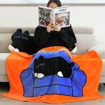 핑크풋 소파 냥냥 따뜻한 극세사 무릎 담요