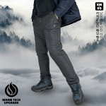 오르라 아웃도어 카치온 패딩바지 겨울 방풍 방한 방수 슬림핏 솜 누빔 웰론 낚시 배달 작업복 바지 XM-69