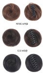볼 케치 여자 올림머리 당고머리 똥머리 가발 집게핀