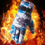 겨울 한파 오토바이 남자 여자 야외 양털 기모 장갑