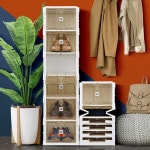 접이식 신발장 6단 신발정리함 정리 케이스 수납장 선반