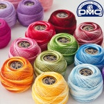 퀼팅맘 DMC 태팅실 태팅레이스 크로쉐 뜨개 실 복합사 72컬러 740 1개