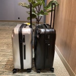 손상된 스타일 휴대 수하물 세트 트렌디 레트로 오목