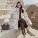 숏 패딩점퍼 다운 코트 여성 겨울 2022 하라쥬크 671395N4988122102