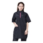 키밍 애견미용사 유니품 미용가운 미용복 반팔