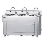 하인스 하인스 하인스 원형 센서식 믹싱볼 3인용 손세정대 단체급식소 병원 HA-S003