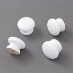 원형 나무 가구손잡이 4p세트 빈티지 화장대손잡이 철물가구손잡이