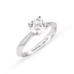 도로시 도로시 랩 다이아몬드 1캐럿 4프롱 솔리테어 반지