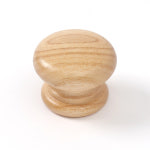 홈앤 원형 나무 가구손잡이 4p세트 1구 화장대손잡이