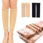 옷자락 여자 종아리아대 보온 방한 발토시 기모 양말