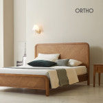 올쏘 진저 헤링본 원목 침대 프레임 Q(퀸)