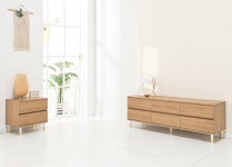 가구산책 2단 서랍 협탁 500 H2356