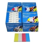 오미야 탄산 분필 노랑색 1갑100개