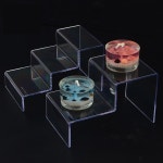 다용도 계단형 진열대 소형 미니 제품 디피 전시 제품진열대 아크릴진열대 화장소품 소품진열