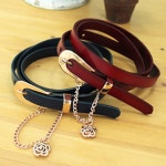 가죽 여성슬림벨트 정장캐쥬얼벨트 CWS01