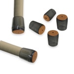 국산 의자발커버 층간소음방지 블랙투명 8개입