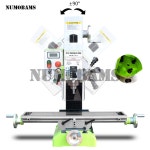 밀링머신 NUMOBAMS uper 수직 컬럼 금속 밀링 머신 750W Brushless Drill Mill Lathe WM25V-S