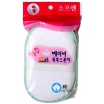 소프렌 소프렌 소프렌 베이비 목욕 스펀지 1p 아기목욕스펀지 아기샤워타올 베이비샤워타월 아기스폰지 유아스폰지