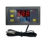 미니 디지털 온도 컨트롤러 12V 24V 220V 조절기 가열 냉각 제어 센서 12V W3230
