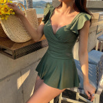 비바럽 프릴 시스루 와이어 원피스 비키니 SW18839F