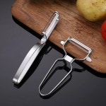 과일 야채 감자 필러 슬라이서 프랑스어 당근 커터 주방 가제 도구 속도 1 Normal Peeler