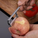 과일 야채 감자 필러 슬라이서 프랑스어 당근 커터 주방 가제 도구 속도 1 Normal Peeler