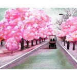 행복한 나들이 캔버스 보석십자수 40x50