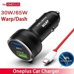 원플러스 9R 10 프로 노드 CE 2 5G 8 7t 워프 차량용 충전기 80w 고속 65w 30w 포트 USB 대시 원 9 7