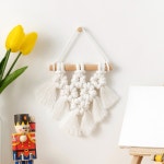 마크라메 플라워 diy 키트 북유럽 월행잉 재료 마크라매 벽장식 만들기 세트 실 매듭 공예 면사 데코 취미