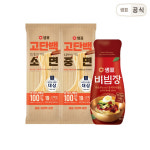 샘표 샘표 고단백면 세트 소면 중면 단백질면 국수면 잔치국수 비빔국수
