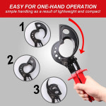 래칫 케이블 커터 알루미늄 구리 헤비 듀티 와이어 최대 절단 수공구