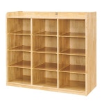 파랑새교구 사물함 12인용 고무나무 유치원교구