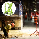 지에스 신호수 안전 야간작업 공사현장 엑스밴드 고탄력반도