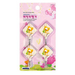 유니온 생활용품 캐릭터 마름모 행거 4개입 CHB-01