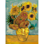 고흐의 해바라기 패브릭 보석십자수 40x50
