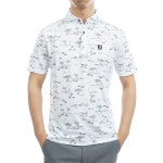 풋조이 풋조이 FOOTJOY 골프 남성용 팜 프린트 숏 슬리브 폴로 셔츠 M 1개 FJ-F22-S01