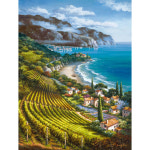 해안가 포도원 캔버스 보석십자수 40x50
