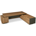 진영가구 R L 킹스톤 중역 중역용 임원 사무용 사무실책상 사이드포함 우측형 R LOSD-2202