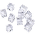 아크릴 투명 얼음 모형 1봉지 50개