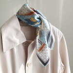 실크스카프 리도트 고급 쁘띠 SILK100 A1068