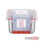 스텐락 정사각 밀폐 용기 11호 1P 반찬통 도시락통