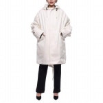 아미 아미 22FW 여성 코튼 새틴 후드 롱점퍼 150 W 22F H22UJK303 223