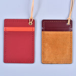 업사이클링 가죽공예키트 목걸이 카드지갑 1세트 천연가죽 랜덤색 교육용 만들기